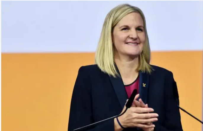 Kirsty Coventry is the first female president in the IOC's 130-year history