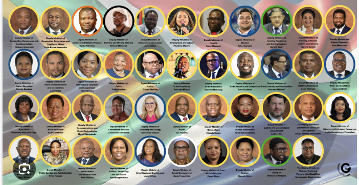 South Africa Government of National Unity Cabinet