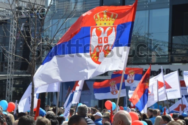 Serbian protest
