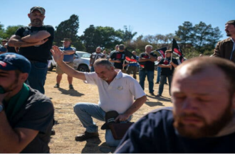 White Farmers on Strike in Senekal, South Africa