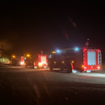 Liberia National Fire Service on the spot in Whein Town