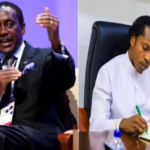 Dr. Kandeh Yumkella - left, and Dr. David, Sengeh, right