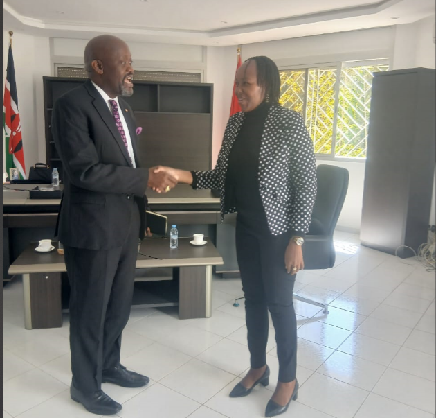 Amb. Johnson with H.E. Jessica Muthoni Gakinya of Kenya