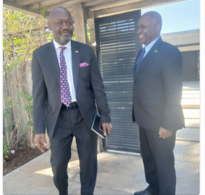 Ambassador paid courtesy call on HE Chinyongo - Namibia