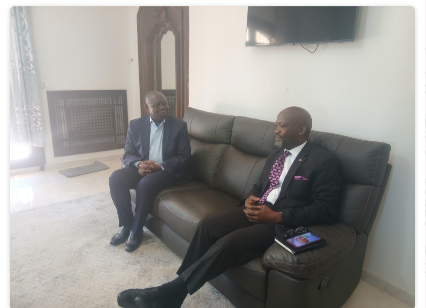 Ambassador Johnson paid courtesy call on H.E. Alhaji Momodu Koroma of Sierra Leone.
