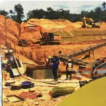Gold Mining Area in Ghana